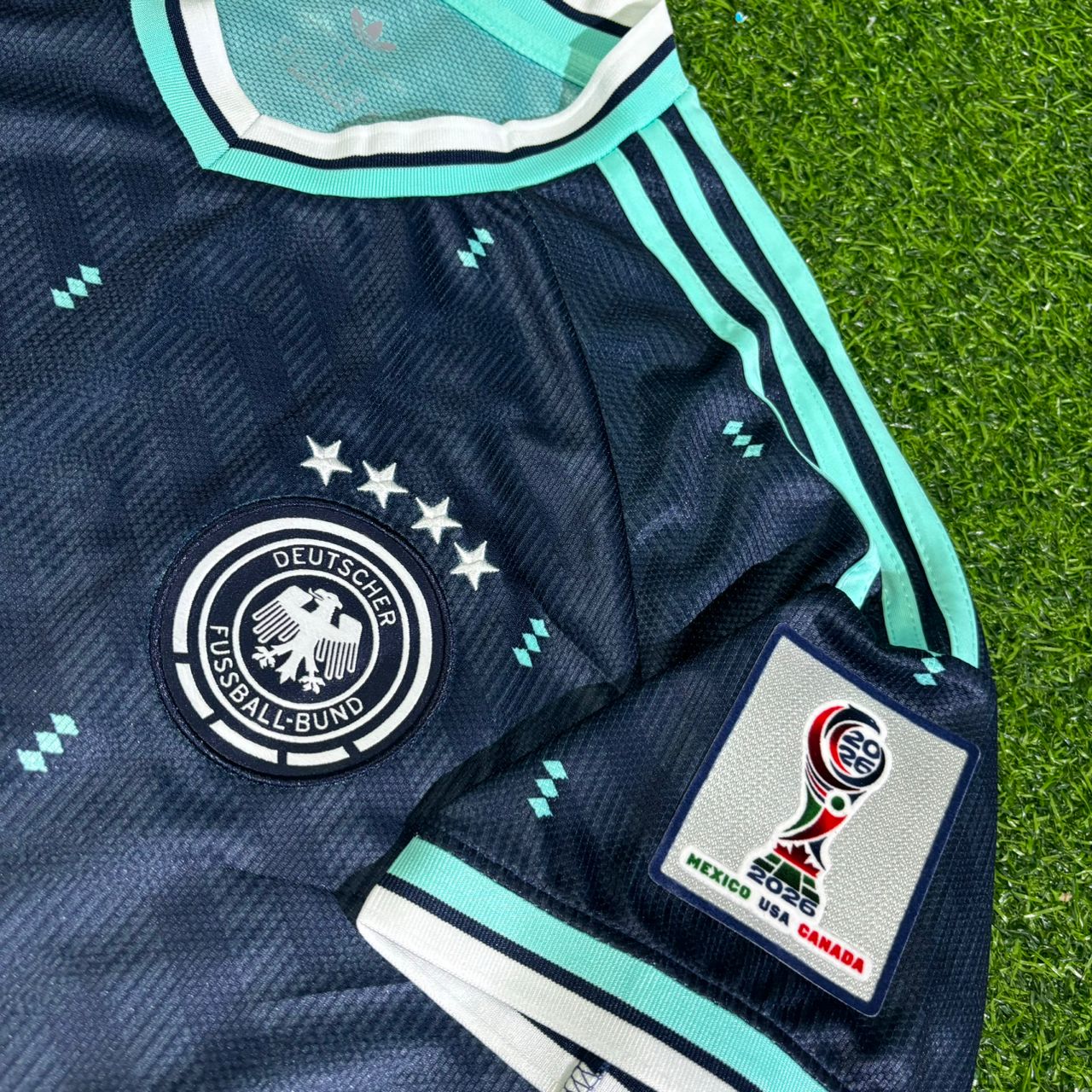 Felix Nmecha Germany 2026 World Cup Blue Away Football Jersey
