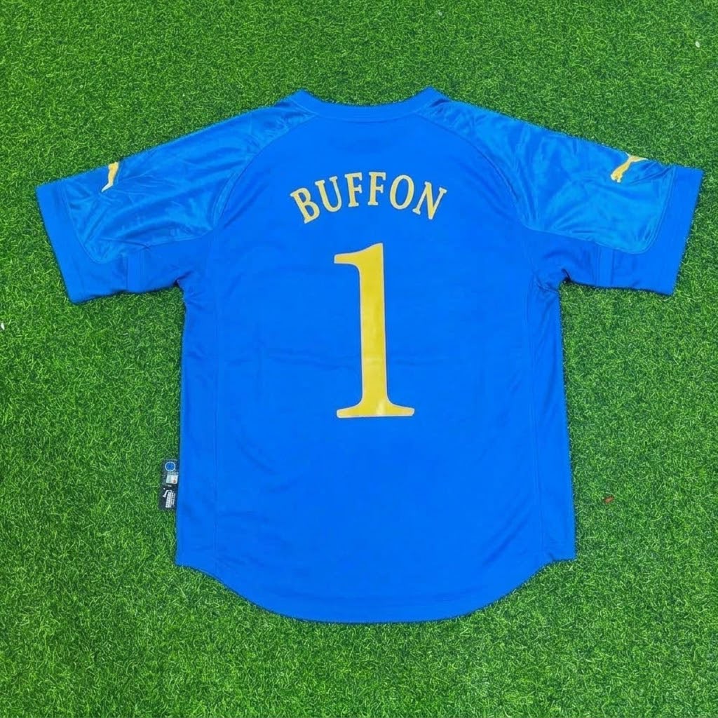 Gianluigi Buffon Italy 2004-2005 World Cup Home Retro Jersey