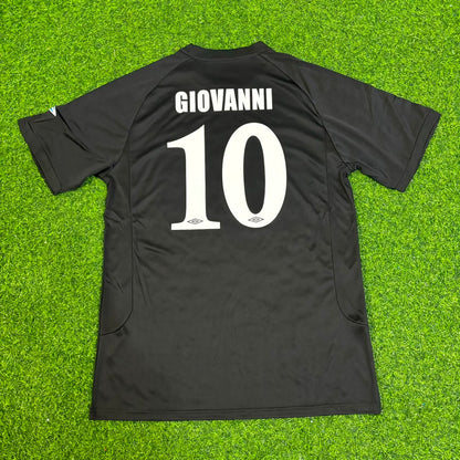 Giovanni Silva de Oliveira Olympiacos 2004-05 – Black Home Retro Kit Jersey Trikot Maillot Soccer Shirt
