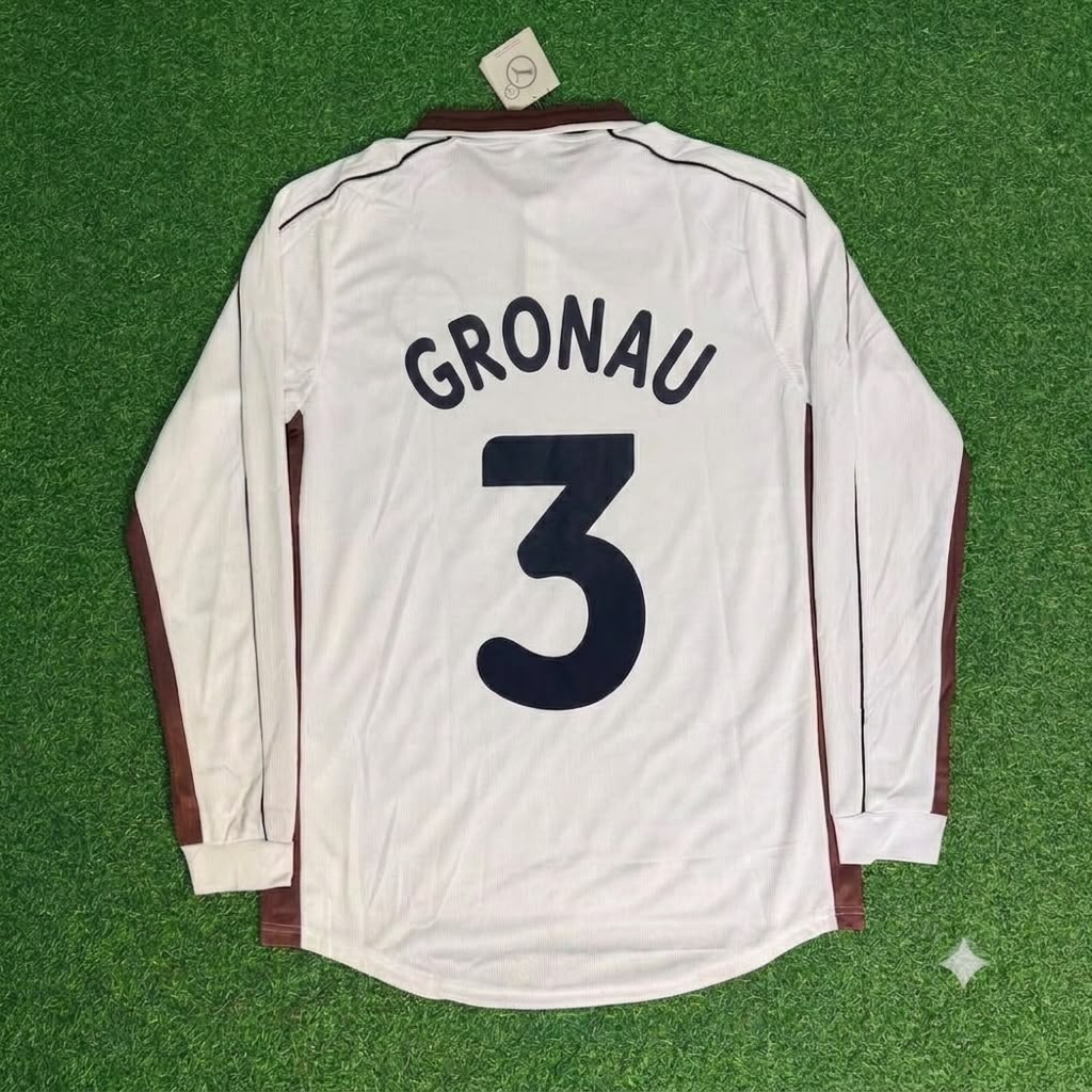 Jürgen Gronau FC St. Pauli Long Sleeve Special Home Retro Football Jersey