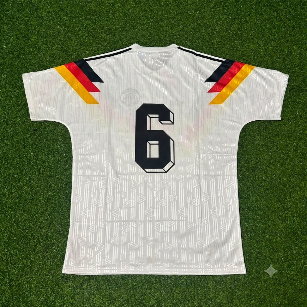 Guido Buchwald Germany 1990 World Cup Retro Football Jersey Trikot Maillot