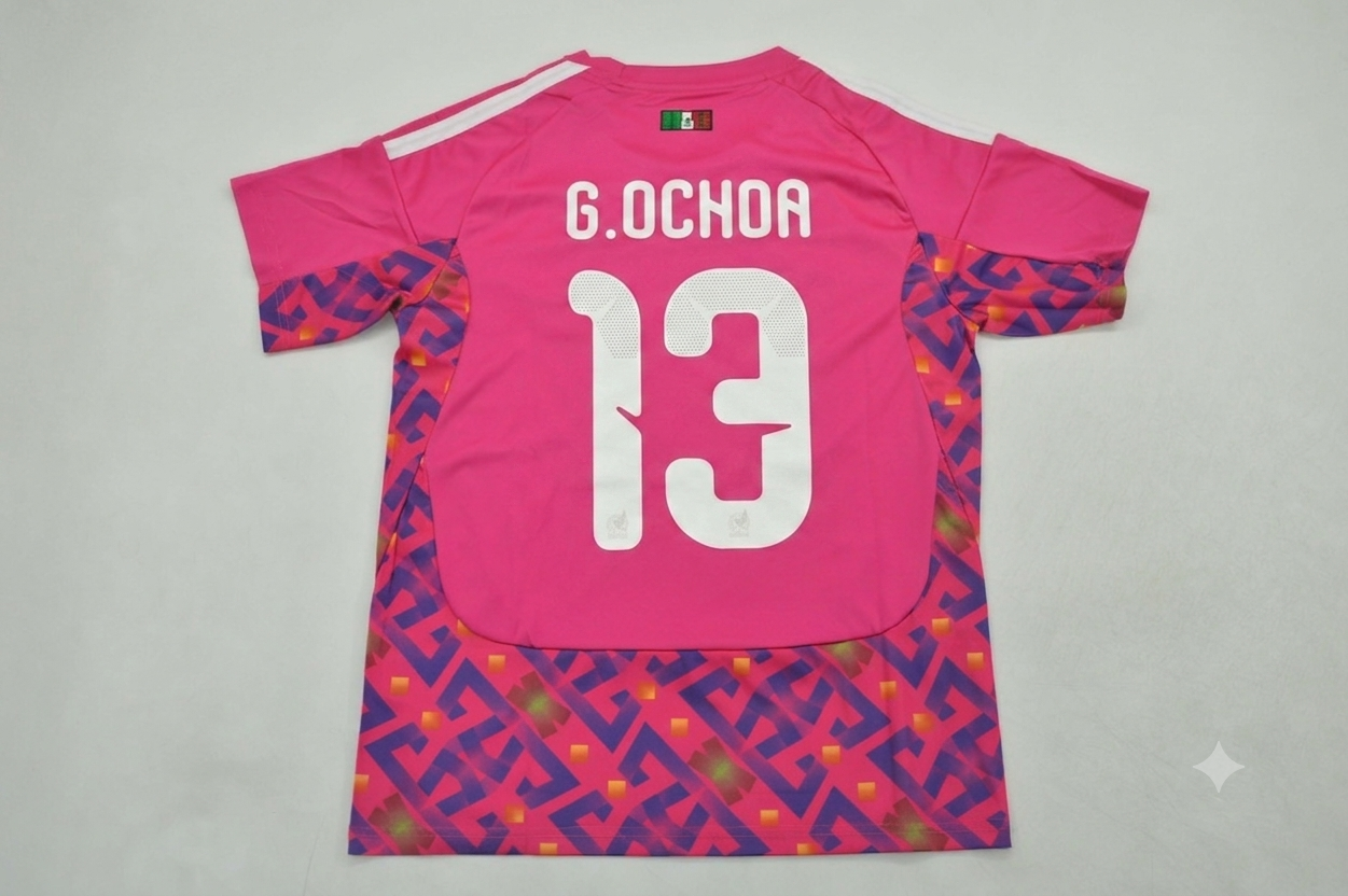 Guillermo Ochoa Mexico Goalkeeper 2026 World Cup Home White Football Jersey
