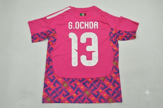 Guillermo Ochoa Mexico Goalkeeper 2026 World Cup Home White Football Jersey