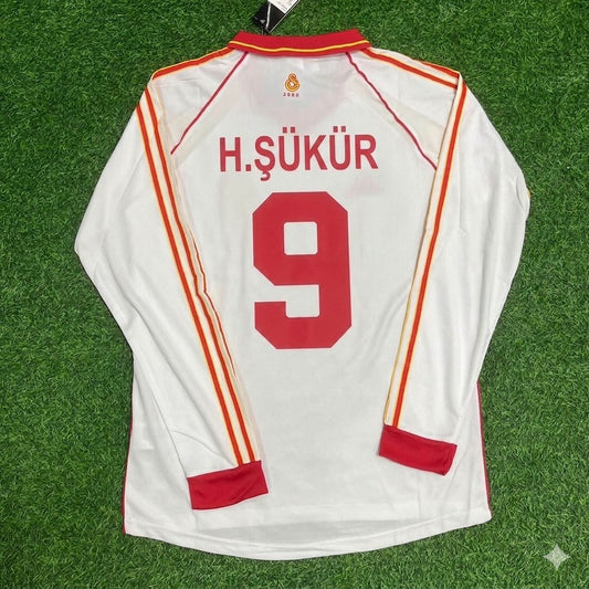 Hakan Sükür Galatasaray UEFA 2000 Final Retro Football Jersey Kit