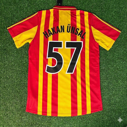 Hakan Unsal – Galatasaray 2000 UEFA Super Kupa Final Retro Kit Jersey – | Trikot | Maillot | Forma