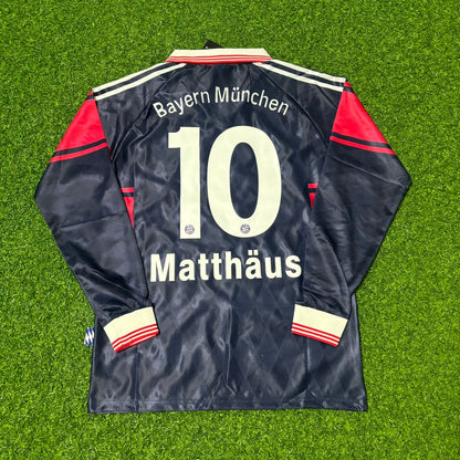 Lothar Matthäus FC Bayern München 1997/98 Saison Langarm Heim Retro Trikot
