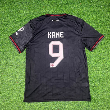 Harry Kane Bayern Munich New Season Black Football Jersey Kit