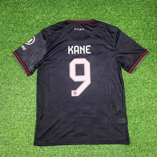 Harry Kane Bayern Munich New Season Black Football Jersey Kit