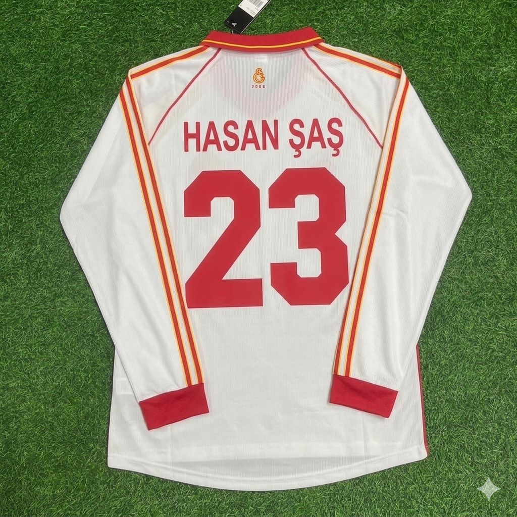 Hasan Sas Galatasaray UEFA 2000 Final Retro Football Jersey Kit
