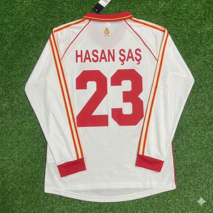 Hasan Sas Galatasaray UEFA 2000 Final Retro Football Jersey Kit