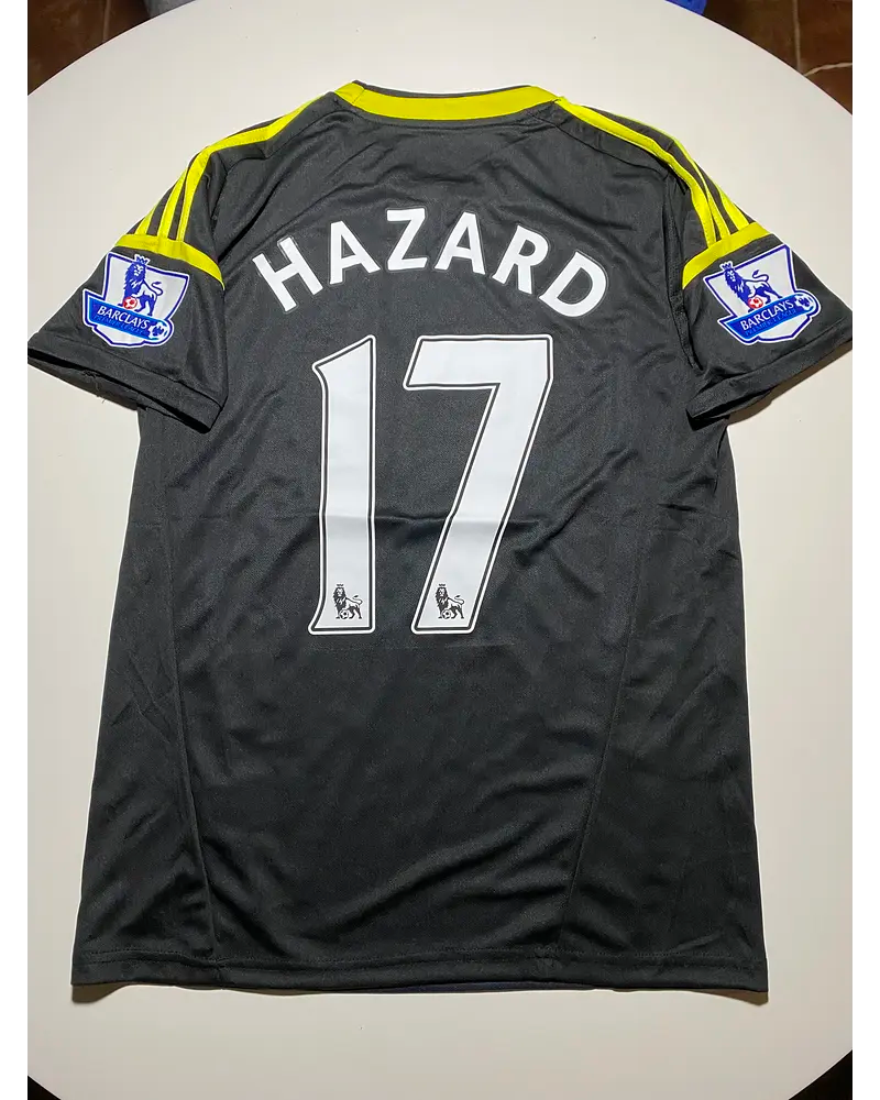 Eden Hazard Chelsea 2012 Black Blue Retro Kit Jersey Trikot Maglia Maillot