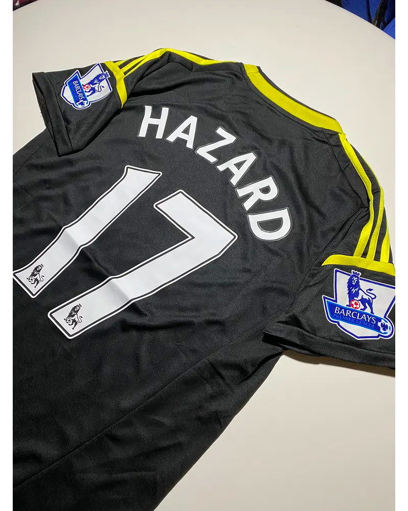 Eden Hazard Chelsea 2012 Black Blue Retro Kit Jersey Trikot Maglia Maillot