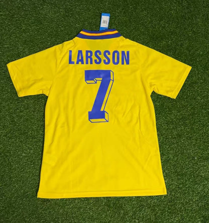Henrik Larsson Sweden 1994 World Cup Football Jersey Trikot Maillot
