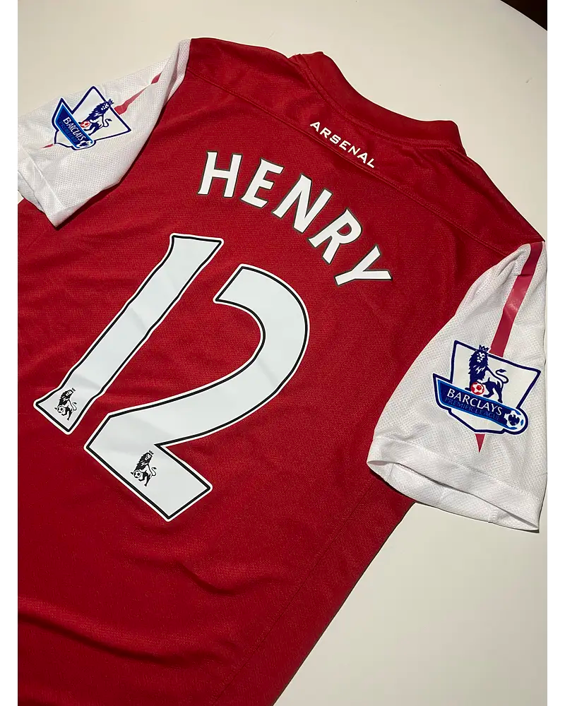 Thierry Henry Arsenal 2010-2011 Retro Kit Jersey Trikot Maglia