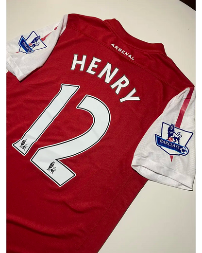 Thierry Henry Arsenal 2010-2011 Retro Kit Jersey Trikot Maglia Soccer Shirt
