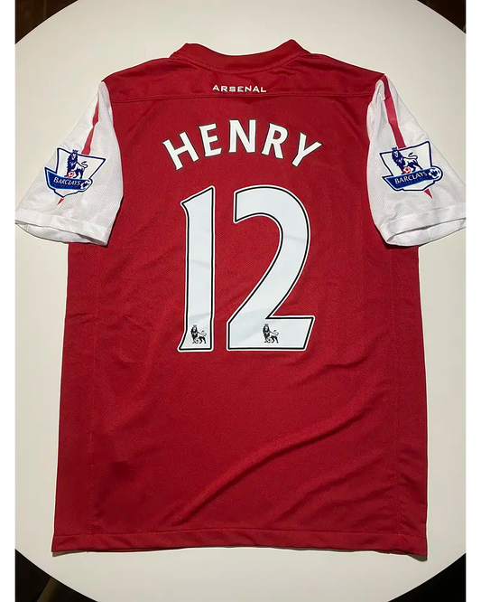 Thierry Henry Arsenal 2010-2011 Retro Kit Jersey Trikot Maglia