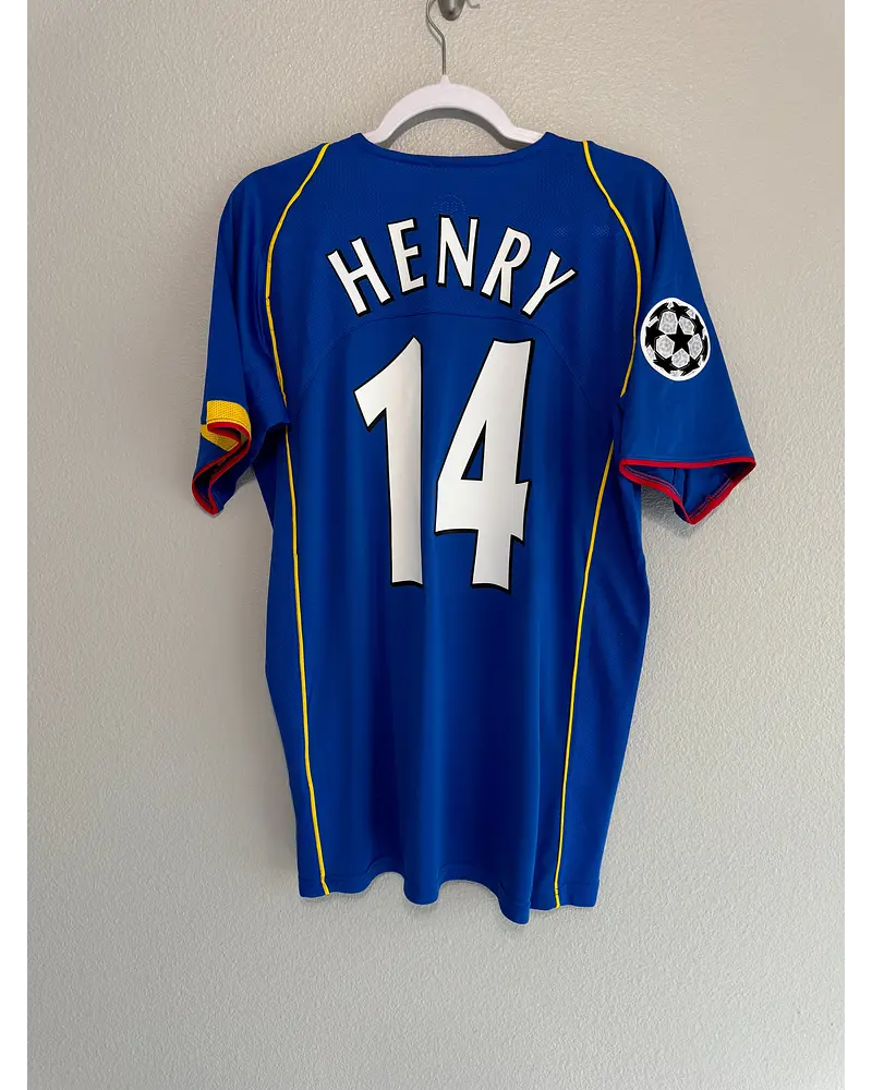 Thierry Henry Arsenal 2004-05 Blue Retro Jersey Trikot Maglia Camiseta