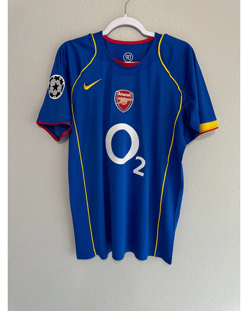 Thierry Henry Arsenal 2004 05 Blue Retro Jersey Trikot Maglia Camiseta Jersey Culture