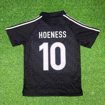 Uli Hoeness Germany Deutschland Schwarzes Retro Fußballtrikot