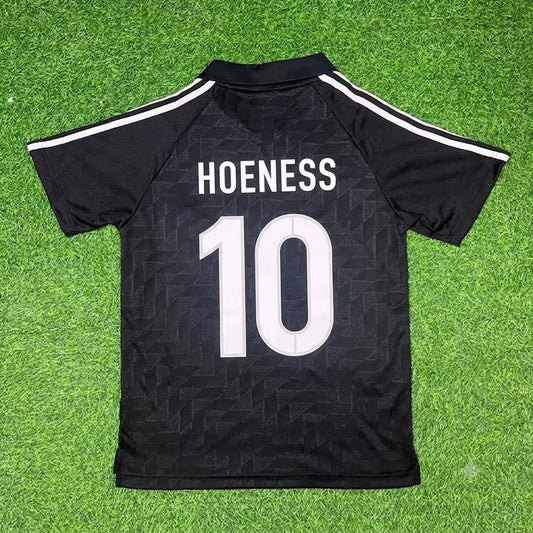 Uli Hoeness Germany Deutschland Schwarzes Retro Fußballtrikot
