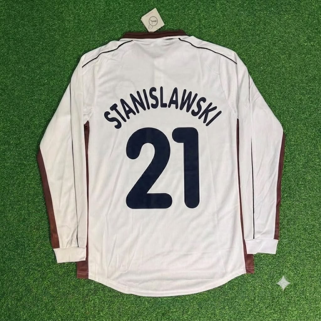 Holger Stanislawski FC St. Pauli 1999-2000 Long Sleeve Home Retro Football Jersey