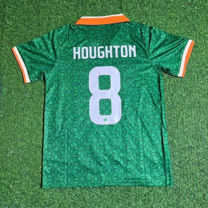 Ray Houghton Ireland St.Patrick's Day Special Jersey Kit Soccer Trikot Maillot Maglia