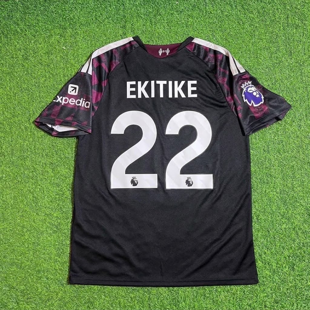 Hugo Ekitike #22 Liverpool 2026/2027 New Season Third Football Jersey Kit