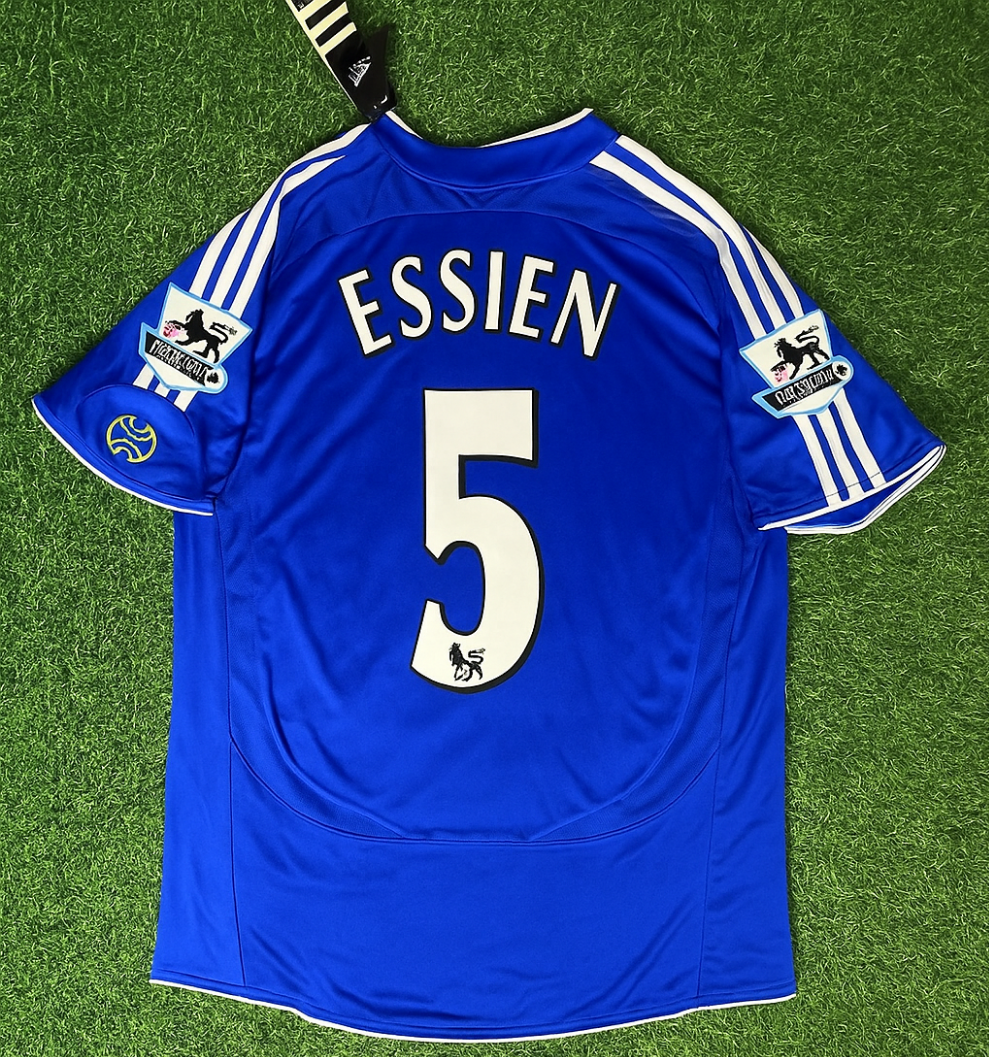 Michael Essien – Chelsea 2006–2008 Season Retro Kit Jersey – | Trikot | Maillot Soccer Shirt
