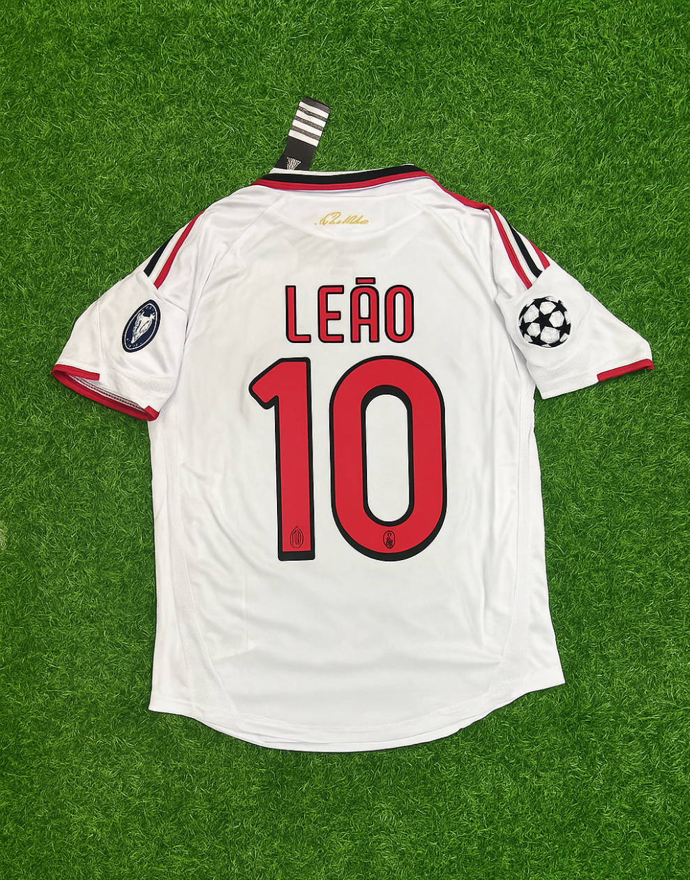 Rafael Leao Milan 2009 2010 Season White Retro Jersey Trikot Maillot