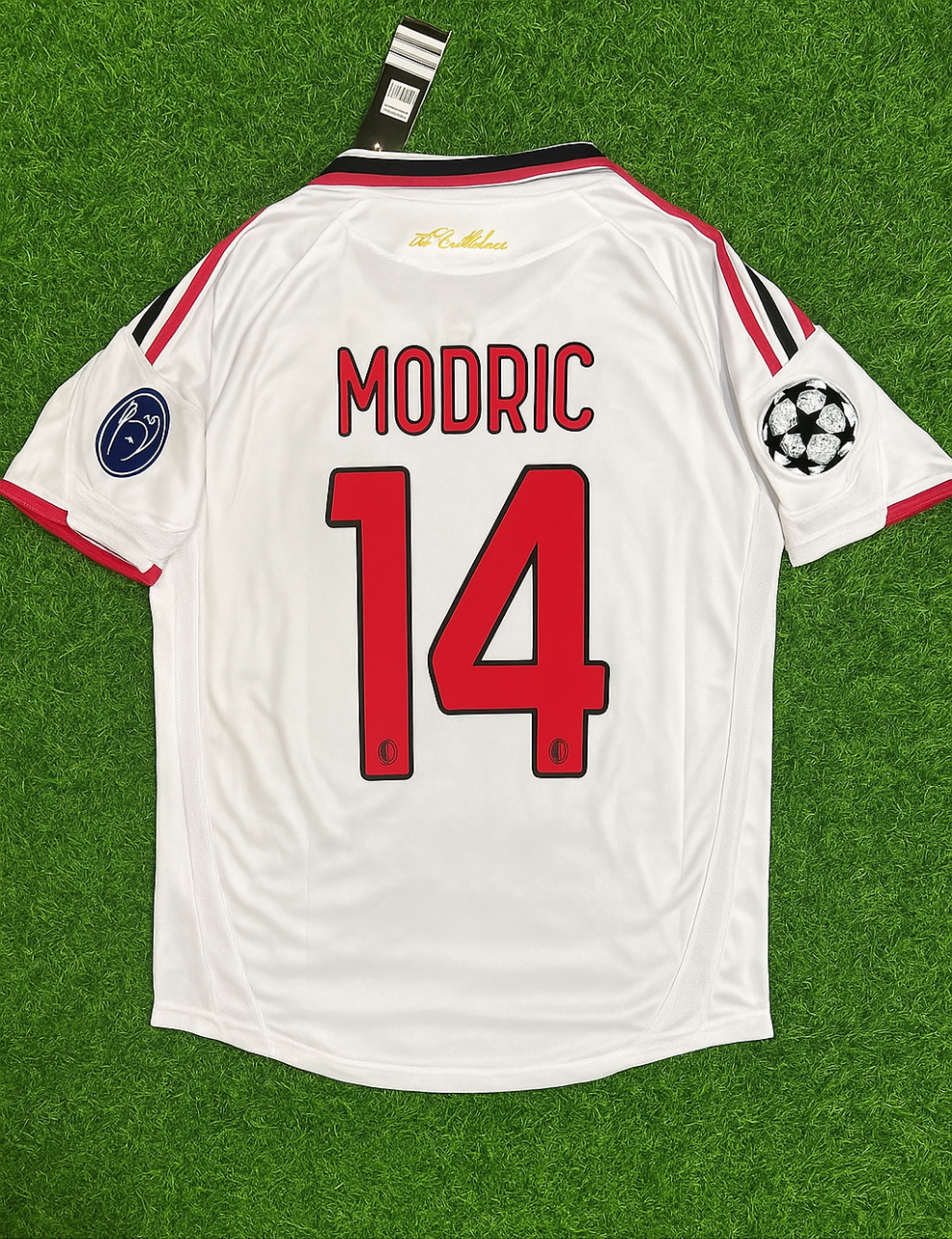 Luka Modric Milan 2009 2010 Season White Retro Jersey Trikot Maillot