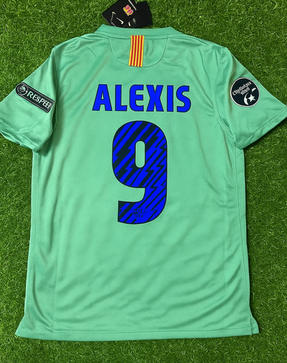 Alexis Sanchez 9 – Barcelona 2011/2012 Blau-Rot-Heim-Retro-Trikot