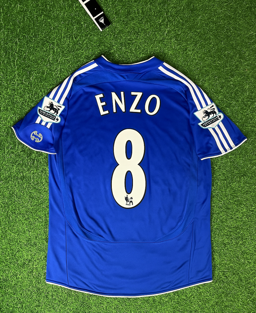 Enzo Fernandez – Chelsea 2006–2008 Season Retro Kit Jersey – | Trikot | Maillot Soccer Shirt