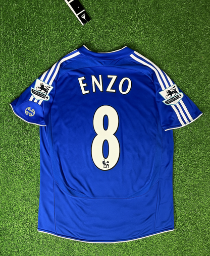 Enzo Fernandez – Chelsea 2006–2008 Season Retro Kit Jersey – | Trikot | Maillot Soccer Shirt
