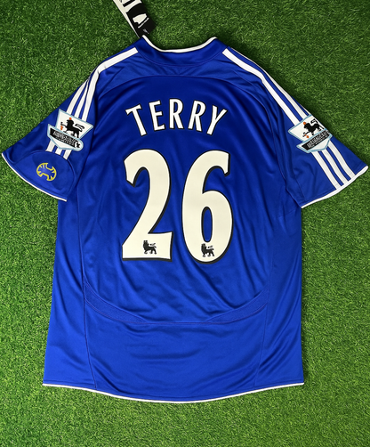 John Terry – Chelsea 2006–2008 Season Retro Kit Jersey – | Trikot | Maillot Soccer Shirt