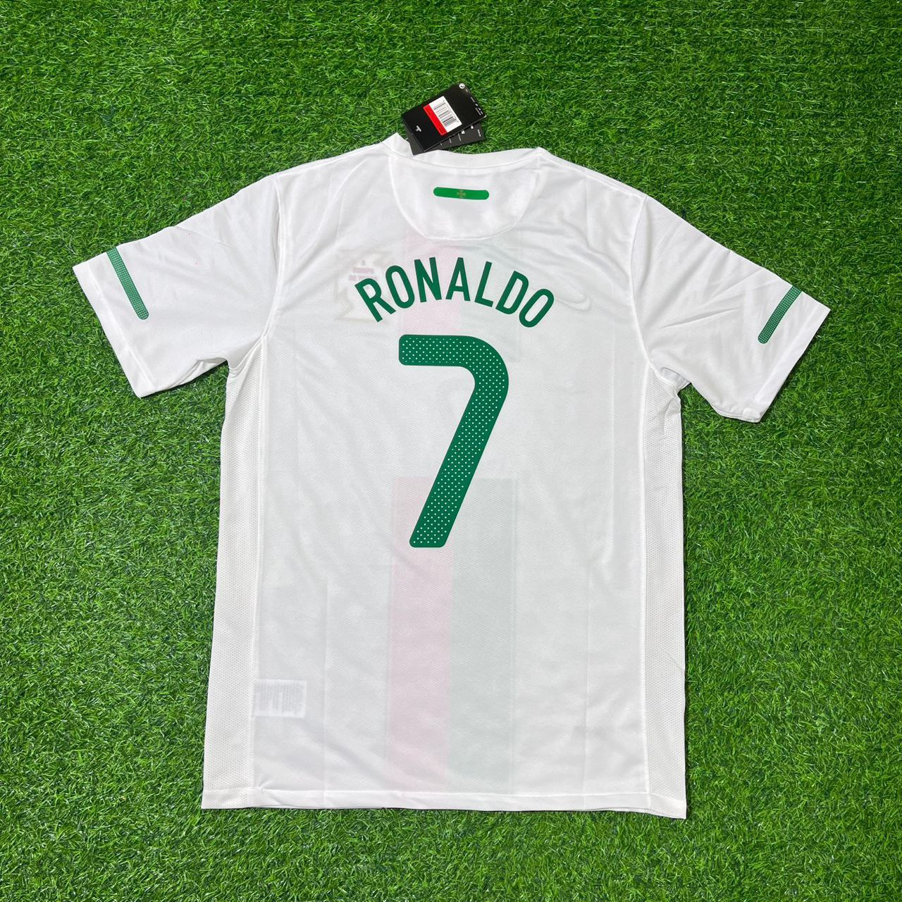 Cristiano Ronaldo Portugal 2010 World Cup Retro Jersey Trikot Maglia Soccer Shirt