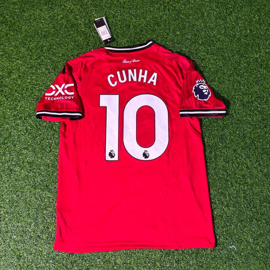 Matheus Cunha Manchester United  New Season 2026 Jersey Trikot Maillot Soccer Shirt