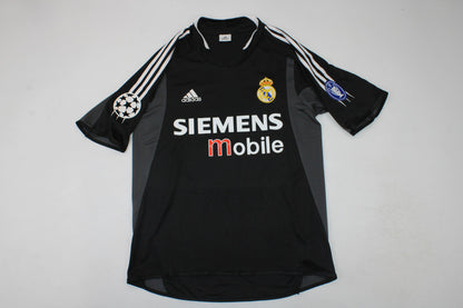 Guti Hernandez #14 Real Madrid 2004-2005 Away Black Retro Jersey