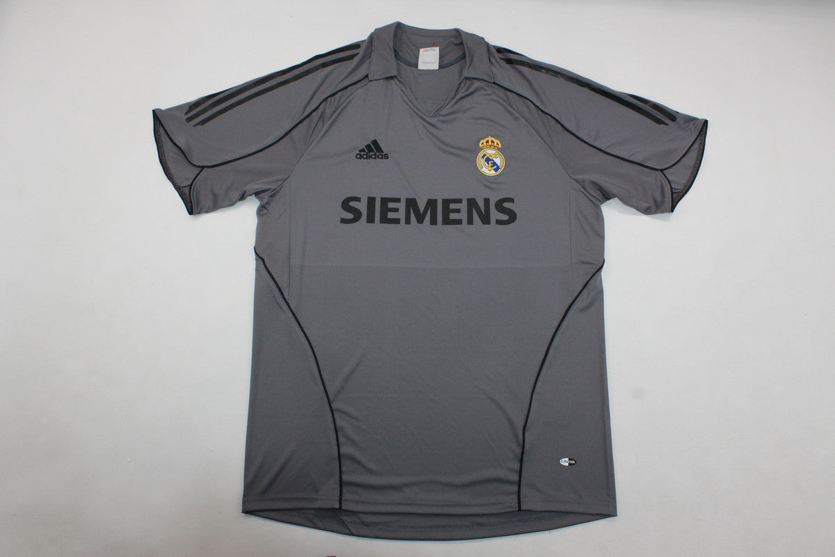 Zinadine Zidane #5 Real Madrid 2005-2006 Season Third Gray Retro Jersey