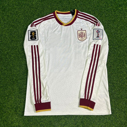 Fabián Ruiz Peña #8 Spain 2026 World Cup Away Long Sleeve Jersey Trikot Maillot