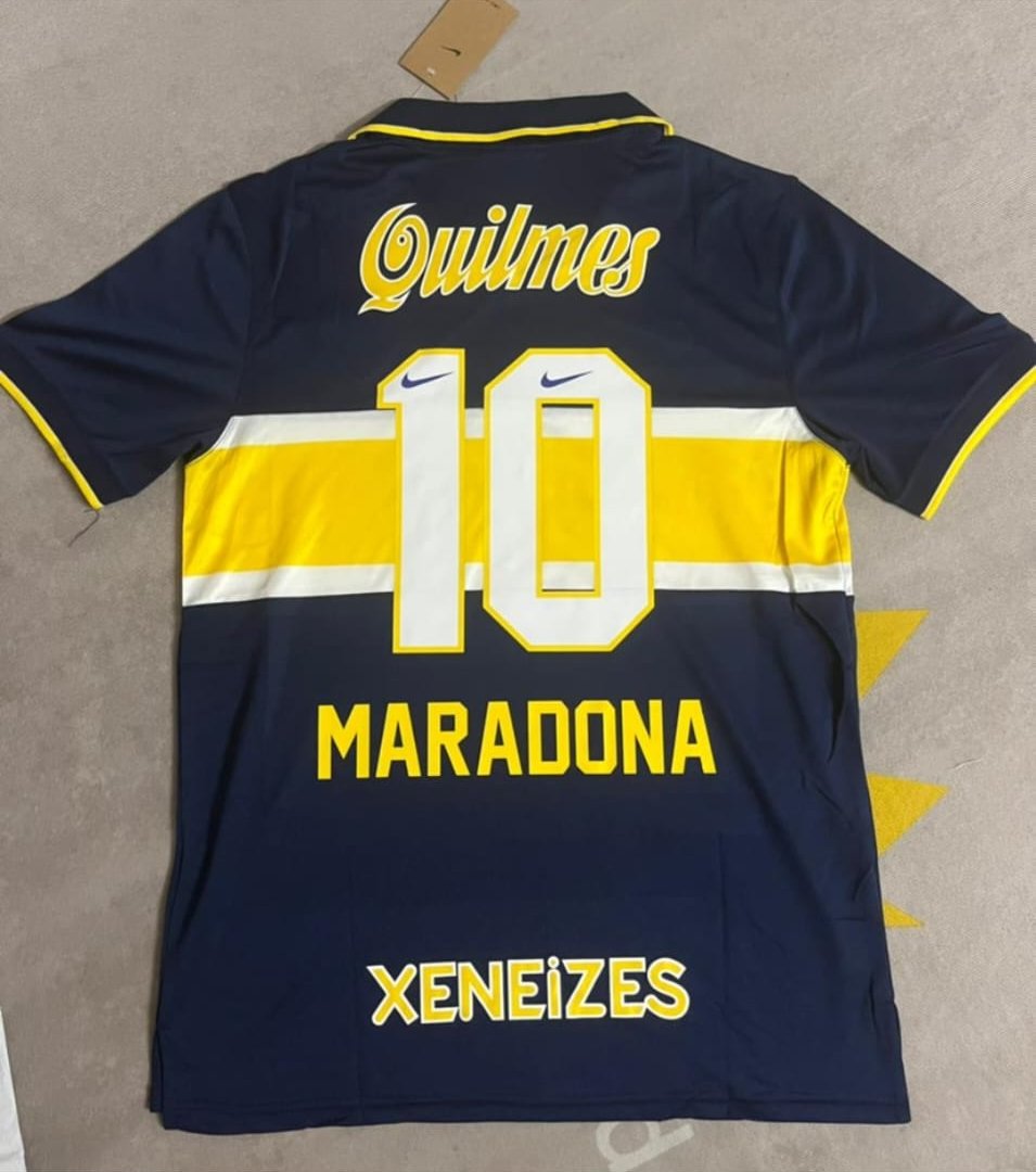 Diego Armando Maradona Boca Juniors Retro Jersey Maglia