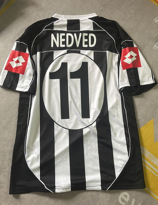 Pavel Nedvěd Juventus Tamoil Sponsor Retro Football Jersey