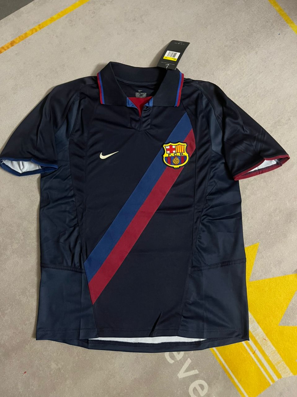 Carles Puyol Barcelona Retro 1997 Season Retro Football Jersey