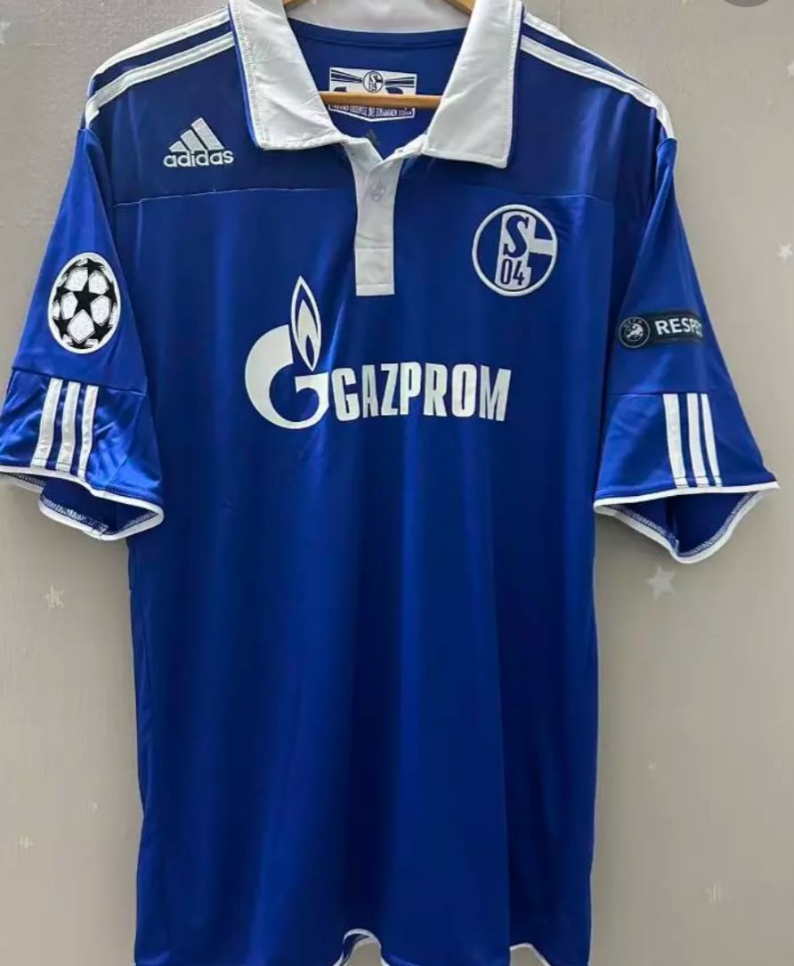 Schalke 04  Raul Gonzalez 2010- 12 Season Retro Champions League Football Jersey Trikot