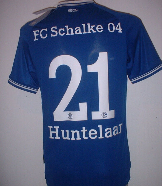 Schalke 04  Klaas-Jan Huntelaar 2010 - 2011  Season Retro  Football Jersey Trikot