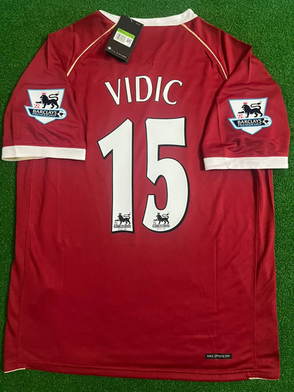 Nemanja Vidic Manchester United 2006/07 Rotes Trikot Trikot Maglia Fußballtrikot