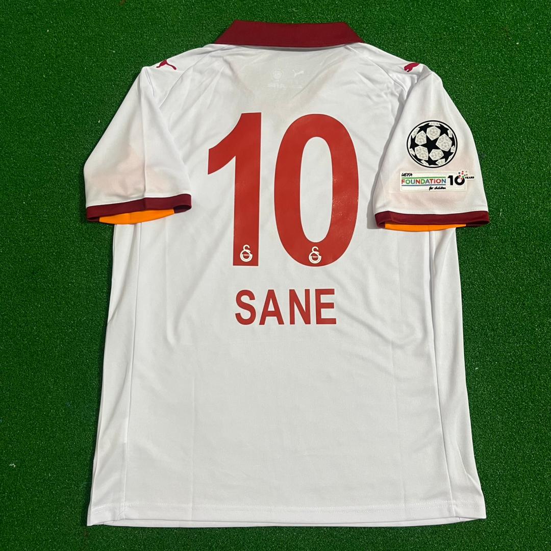 Leroy Sane #10 – Galatasaray 2026 White 5 Stars Kit Soccer Jersey – | Trikot | Maillot | Forma Soccer Shirt