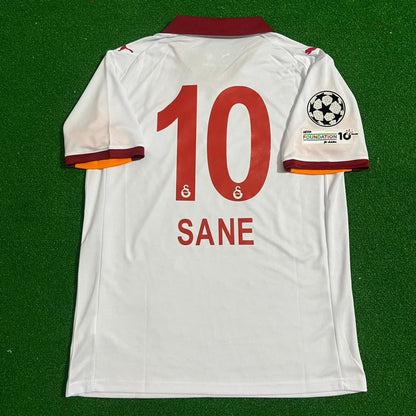 Leroy Sane #10 – Galatasaray 2026 White 5 Stars Kit Soccer Jersey – | Trikot | Maillot | Forma Soccer Shirt