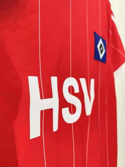 HSV 1983/84 Rotes Heimtrikot Hamburger SV Fußball Trikot
