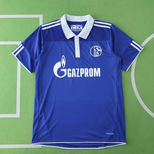 Schalke 04 Retro Heimtrikot 10-11 Rot Fußball Trikot