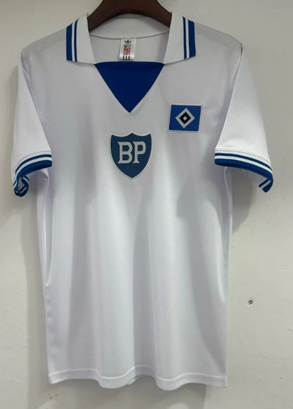 Hamburger SV Retro Auswärtstrikot 1979 Weiß Fußball Trikot HSV 79 Trikot